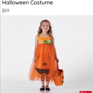 Pottery Barn Kids Light Up Pumpkin Tutu Costume